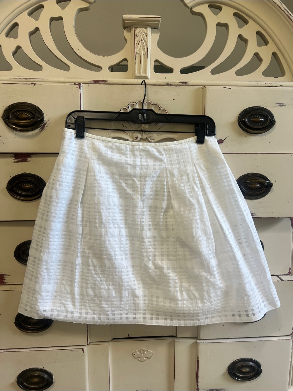 Vince White Circle Skirt